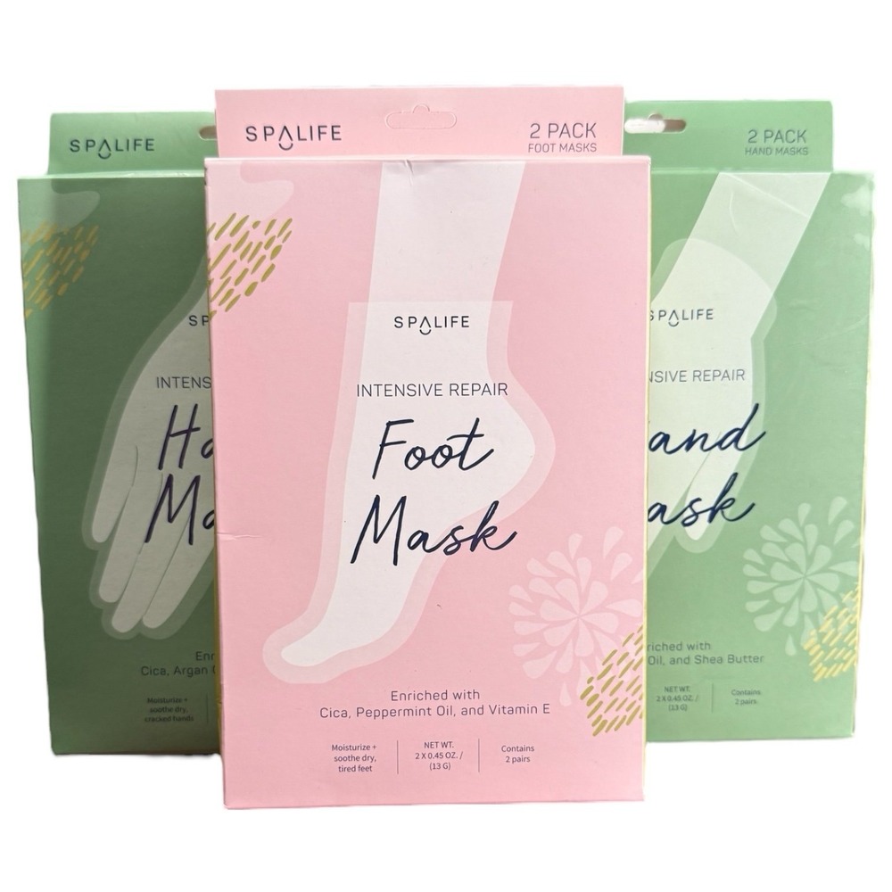 Intensive Repair Foot & Hand Masks lot of 3